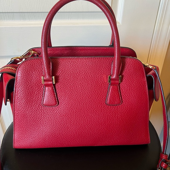 MK Red pebble leather purse - Picture 2 of 4